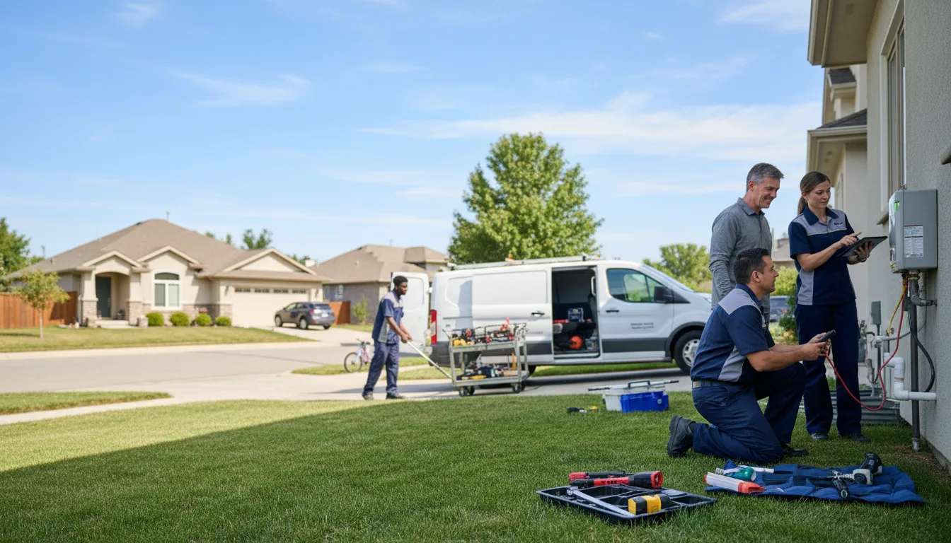 Tankless water heater service in Hondo, TX